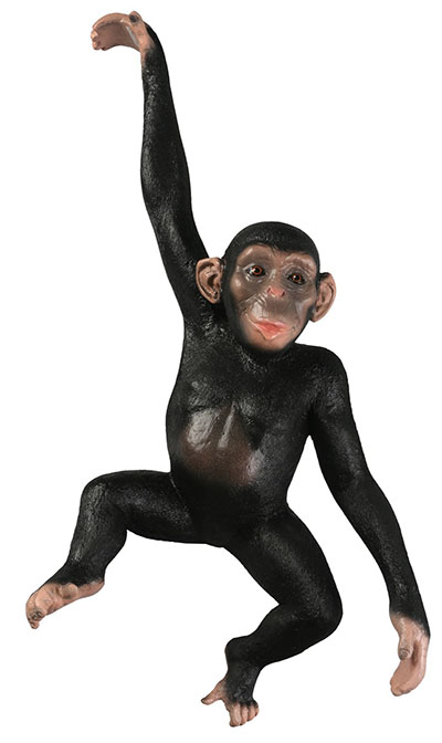 Resin Hanging Monkey - Click Image to Close